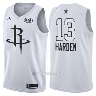 Camiseta All Star 2018 Rockets James Harden #13 Blanco