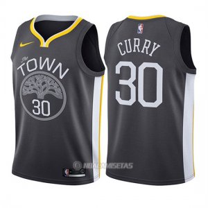 Camiseta Nino Golden State Warriors Stephen Curry Statement #30 2017-18 Gris