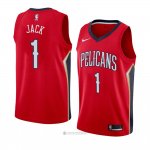 Camiseta New Orleans Pelicans Jarrett Jack #1 Statement 2018 Rojo