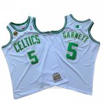 Camiseta Boston Celtics Kevin Garnett #5 2007-08 Finals Blanco