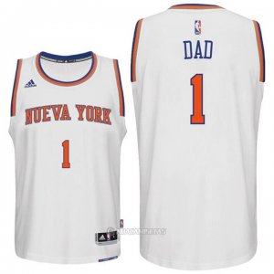 Camiseta Dia del Padre New York Knicks Dad #1 Blanco