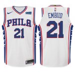 Camiseta Nino Philadelphia 76ers Joel Embiid Association #21 2017 18 Blanco