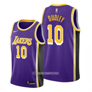 Camiseta Los Angeles Lakers Jared Dudley #10 Statement Violeta