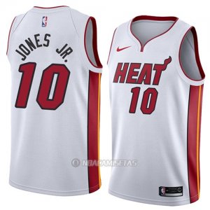 Camiseta Miami Heat Derrick Jones Jr. #10 Association 2018 Blanco
