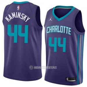 Camiseta Charlotte Hornets Frank Kaminsky #44 Statement 2018 Violeta
