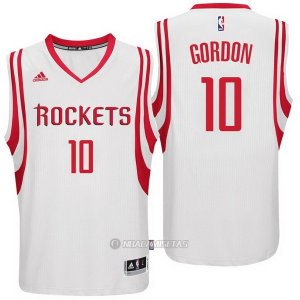 Camiseta Houston Rockets Gordon #10 Blanco