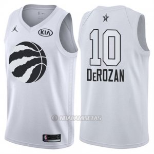 Camiseta All Star 2018 Raptors Demar Derozan #10 Blanco
