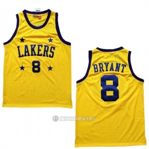 Camiseta Retro Los Angeles Lakers Bryant #8 Amarillo 2004-05