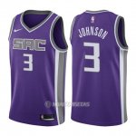 Camiseta Sacramento Kings Joe Johnson #3 Icon 2017-18 Violeta