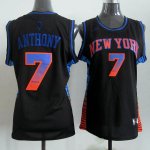 Camiseta Mujer de Anthony New York Knicks #7 Negro