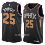 Camiseta Phoenix Suns Mikal Bridges #25 Statement 2018 Negro