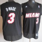 Camiseta D-Wade Miami Heat #3 Negro