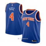 Camiseta Nino New York Knicks Derrick Rose #4 Icon Azul