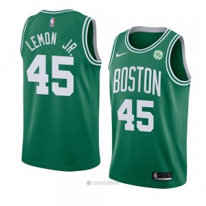 Camiseta Boston Celtics Walter Lemon JR. #45 Icon 2018 Verde.