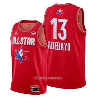 Camiseta All Star 2020 Miami Heat Bam Adebayo #13 Rojo