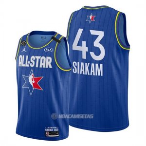 Camiseta All Star 2020 Toronto Raptors Pascal Siakam #43 Azul