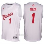 Camiseta Navidad Houston Rockets Trevor Ariza #1 Blanco