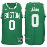 Camiseta Boston Celtics Tatum #0 Verde