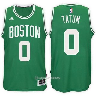 Camiseta Boston Celtics Tatum #0 Verde