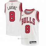 Camiseta Nino Chicago Bulls Zach Lavine #8 Association Blanco