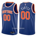 Camiseta New York Knicks Enes Kanter #00 Icon 2017-18 Azul