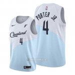 Camiseta Cleveland Cavaliers Kevin Porter Jr. #4 Earned 2019-20 Azul
