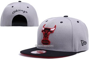 NBA Chicago Bulls Sombrero Snapbacks Gris