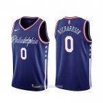Camiseta Philadelphia 76ers Josh Richardson #0 Ciudad 2019-20 Azul
