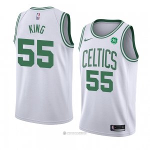Camiseta Boston Celtics Nick King #55 Association 2018 Blanco