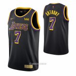 Camiseta Los Angeles Lakers Carmelo Anthony #7 Earned Negro