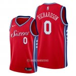 Camiseta Philadelphia 76ers Josh Richardson #0 Statement Rojo