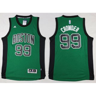 Camiseta Cleveland Cavaliers Retro Crowder #99 Borde De Color Verde Oscuro