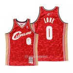 Camiseta Cleveland Cavaliers Kevin Love #0 Mitchell & Ness Rojo