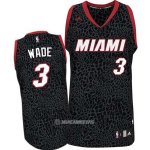 Camiseta Leopard Light Loco Miami Heats #3 Wade