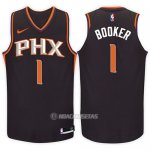 Camiseta Nino Phoenix Suns Devin Booker #1 Statement 2017-18 Negro