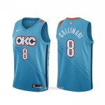 Camiseta Oklahoma City Thunder Danilo Gallinari #8 Ciudad Azul