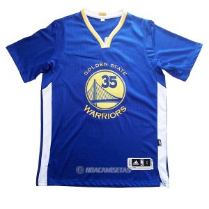 Camiseta Autentico Manga Corta Golden State Warriors Duarant #35 Azul