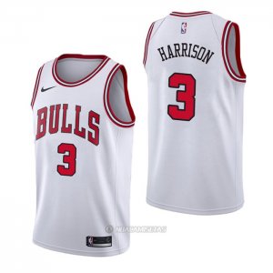 Camiseta Chicago Bulls Shaquille Harrison #3 Association Blanco