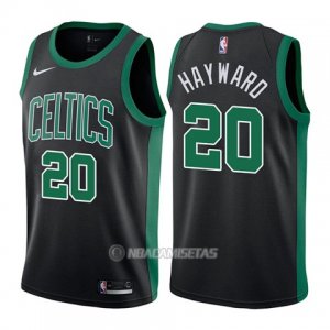 Camiseta Boston Celtics Gordon Hayward #20 Mindset 2017-18 Negro