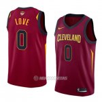 Camiseta Cleveland Cavaliers Kevin Love #0 Icon 2017-18 Finals Bound Rojo