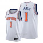 Camiseta New York Knicks Bobby Portis #1 Statement Blanco