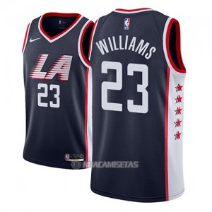 Camiseta Los Angeles Clippers Lou Williams #23 Ciudad 2018-19 Azul