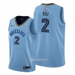 Camiseta Memphis Grizzlies Jordan Bell #2 Statement 2019-20 Azul
