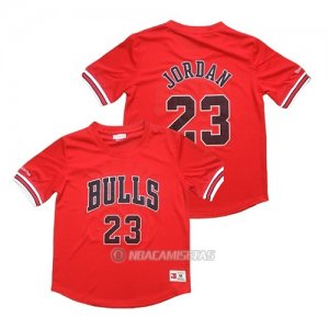 Camiseta Manga Corta Chicago Bulls Michael Jordan #23 Rojo