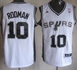 Camiseta San Antonio Spurs Rodman #10 Blanco