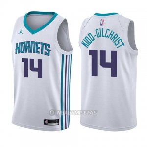 Camiseta Charlotte Hornets Michael Kidd-Gilchrist #14 Association 2017-18 Blanco