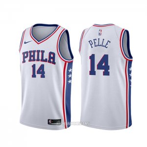 Camiseta Philadelphia 76ers Norvel Pelle #14 Association 2019-20 Blanco
