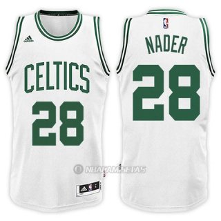 Camiseta Boston Celtics Abdel Nader #28 Home 2017-18 Blanco