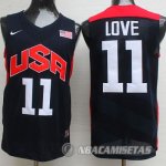 Camiseta de Love USA NBA 2012 Negro