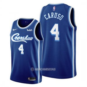 Camiseta Los Angeles Lakers Alex Caruso #4 Classic Edition 2019-20 Azul